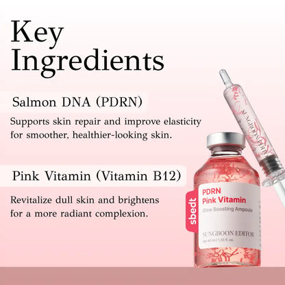 Korean PDRN Vitamin Glow Boosting Ampoule